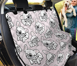 Cute French Bulldog Pattern Dog Car Seat Covers