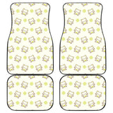 Cute Cartoon Frog Baby Pattern Front And Back Car Mats