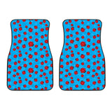 Ladybug Pattern Print Design 02 Front Car Mats