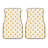 Pancake Pattern Print Design 05 Front Car Mats
