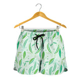Green Peas Pattern Print Design 01 Women Shorts