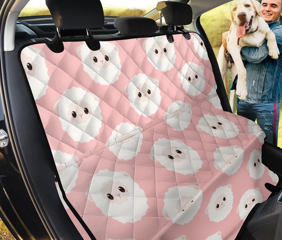 Cute Sheep Pattern Dog Car Seat Covers