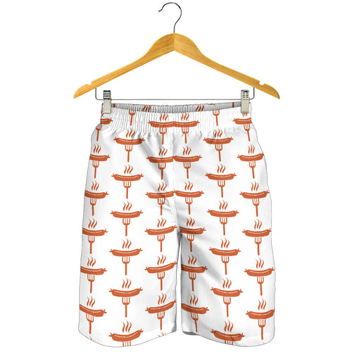 Sausage Pattern Print Design 05 Men Shorts