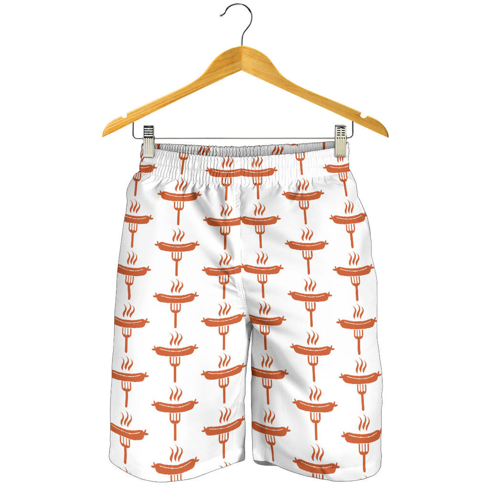 Sausage Pattern Print Design 05 Men Shorts