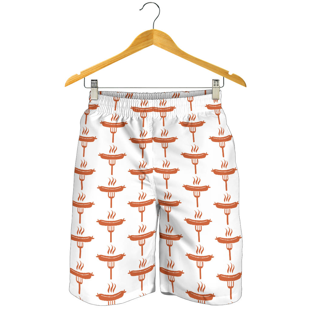 Sausage Pattern Print Design 05 Men Shorts