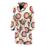 Darts Pattern Print Design 04 Men's Bathrobe