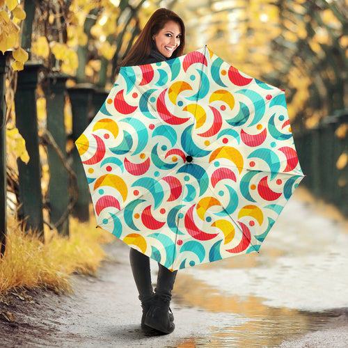 Colorful Moon Pattern Umbrella