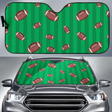 American Football Ball Field Background Car Sun Shade