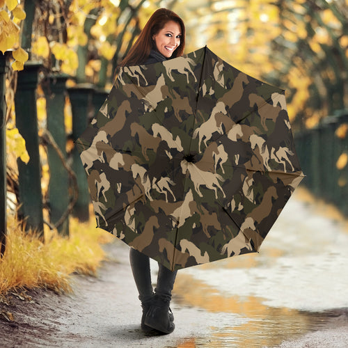 Horse Camouflage Pattern Umbrella