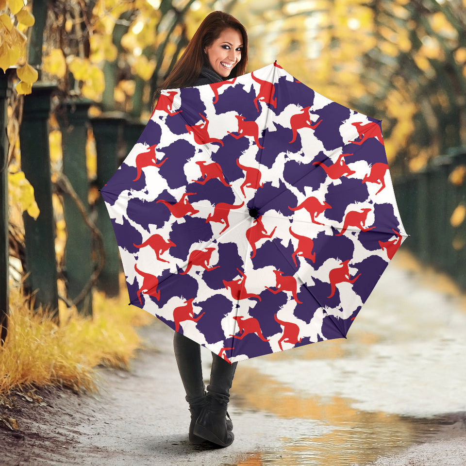 Kangaroo Australian Pattern Umbrella