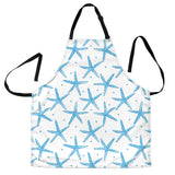 Watercolor Starfish Pattern Adjustable Apron