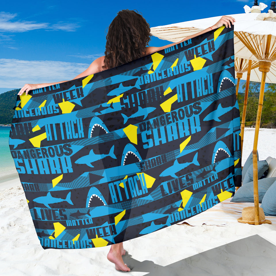 Shark Dangerous Sarong