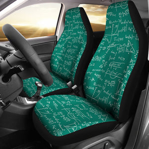 Math Pattern Print Design 01 Universal Fit Car Seat Covers