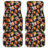 Goldfish Pattern Print Design 03 Front and Back Car Mats