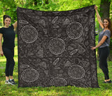 Pizza Pattern  Premium Quilt