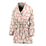 Peanuts Texture Pattern Women'S Bathrobe