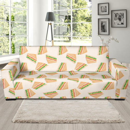 Sandwich Pattern Print Design 01  Sofa Slipcover