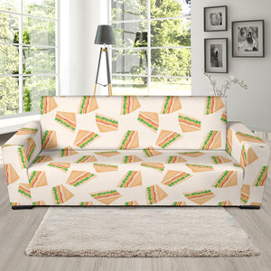 Sandwich Pattern Print Design 01  Sofa Slipcover