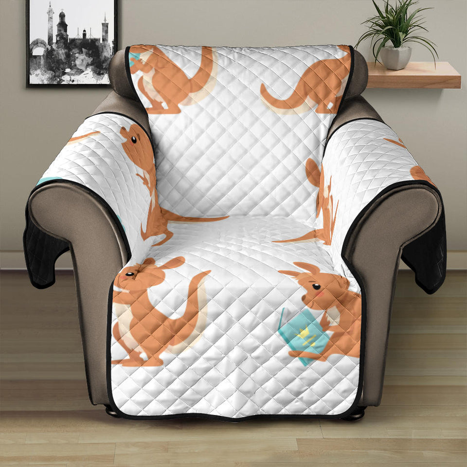Cute Kangaroo pattern Recliner Cover Protector
