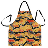 Kangaroo Australian Aboriginal Art Pattern Adjustable Apron