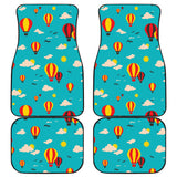 Hot Air Balloon Sky Pattern Front And Back Car Mats