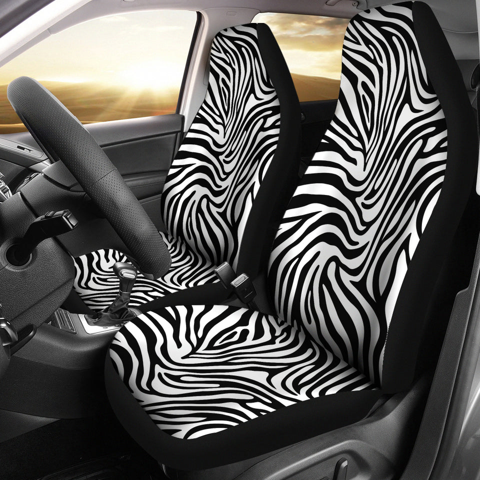 Zebra Skin Pattern  Universal Fit Car Seat Covers