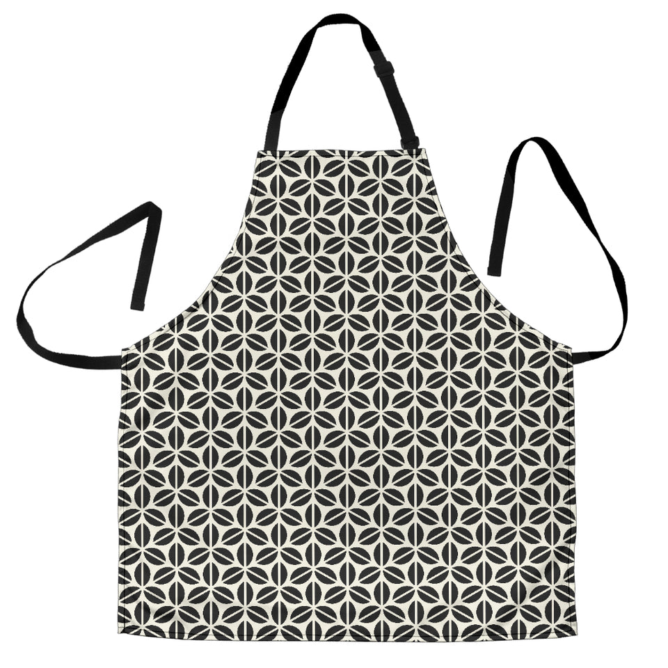 Coffee Bean Abstract Modern Pattern Adjustable Apron