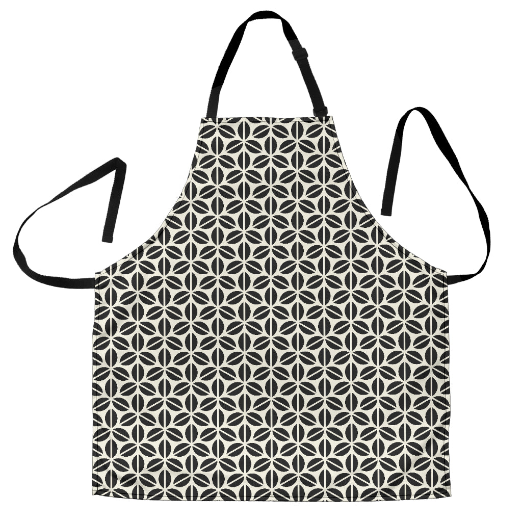 Coffee Bean Abstract Modern Pattern Adjustable Apron