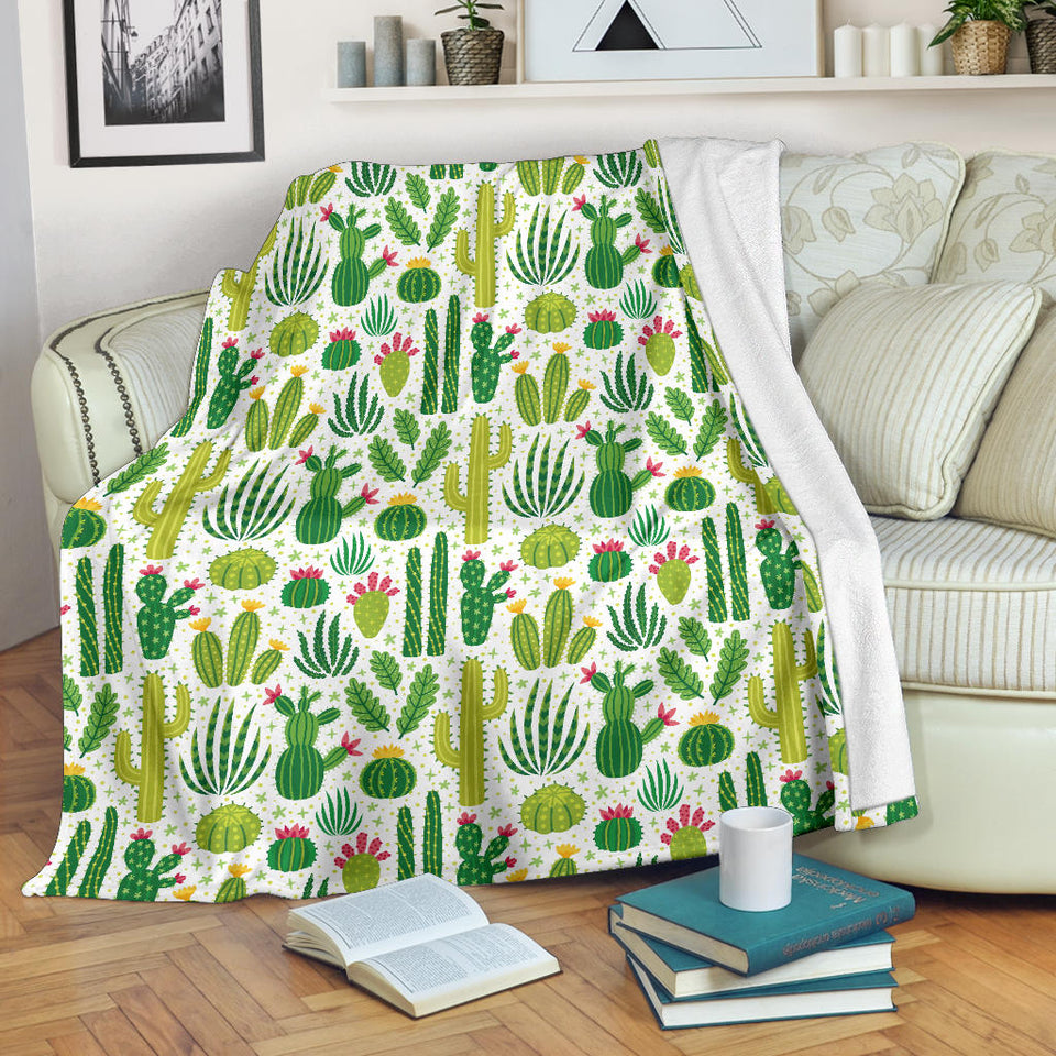 Cactus Pattern Premium Blanket
