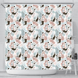 Cute Mermaid Pattern Shower Curtain Fulfilled In US