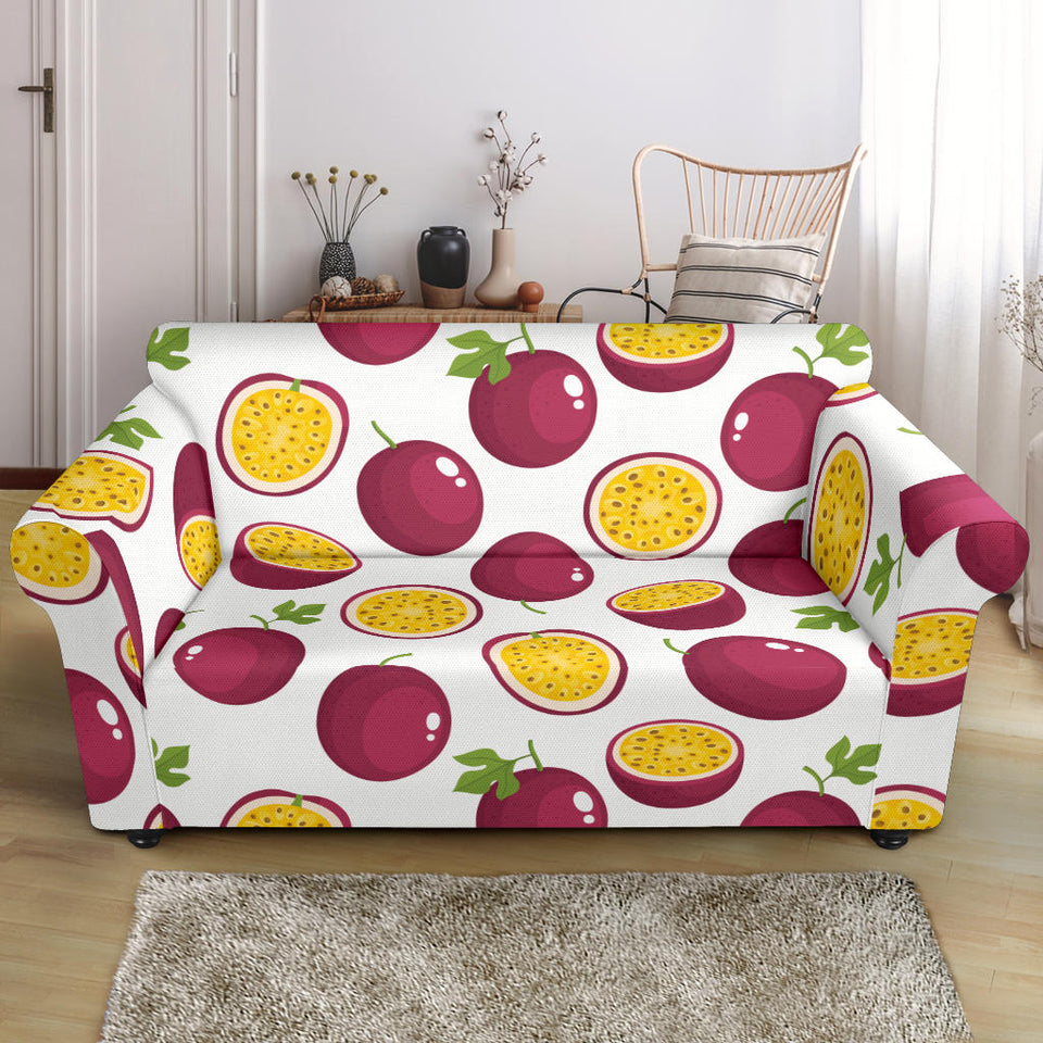 Passion Fruit Design Pattern Loveseat Couch Slipcover