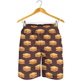 Sandwich Pattern Print Design 04 Men Shorts