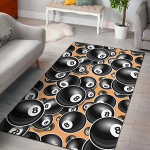 Billiard Ball Pattern Print Design 04 Area Rug