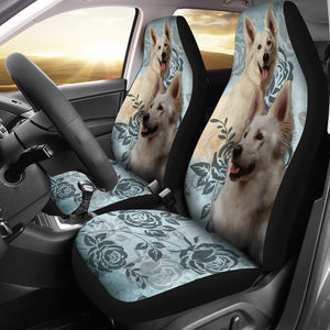 Berger Blanc Suisse Car Seat Covers (Set Of 2)