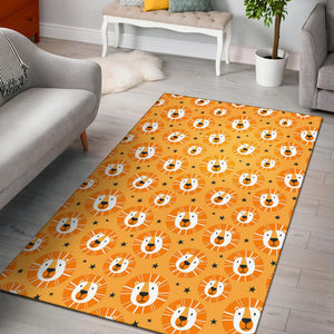 Lion Pattern Print Design 03 Area Rug