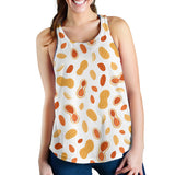 peanuts pattern Women Racerback Tank Top