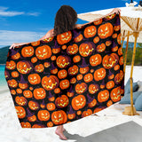 Halloween Pumpkin Pattern Sarong