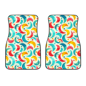 Colorful Moon Pattern Front Car Mats