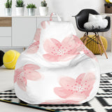 Pink Sakura Cherry Blossom Pattern Bean Bag Cover