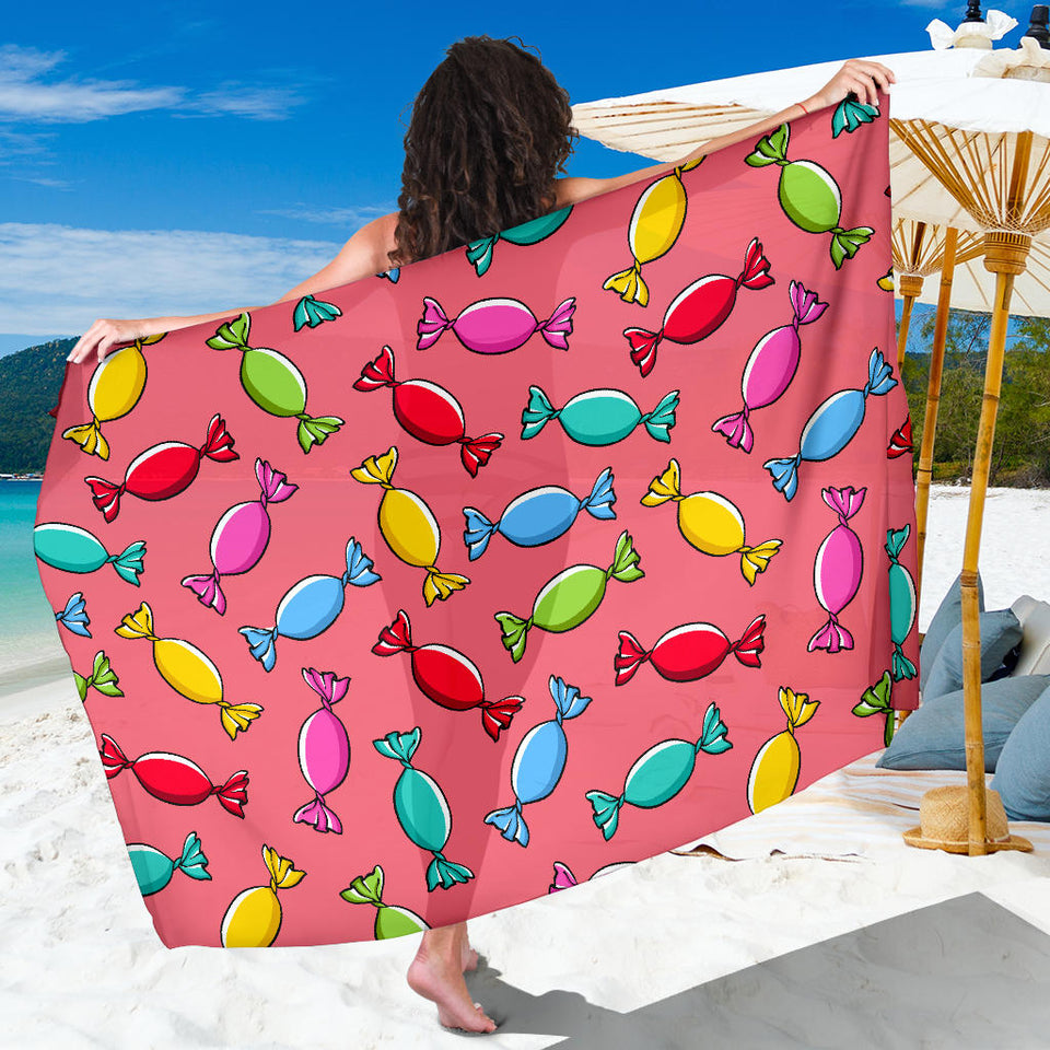 Colorful Wrapped Candy Pattern Sarong
