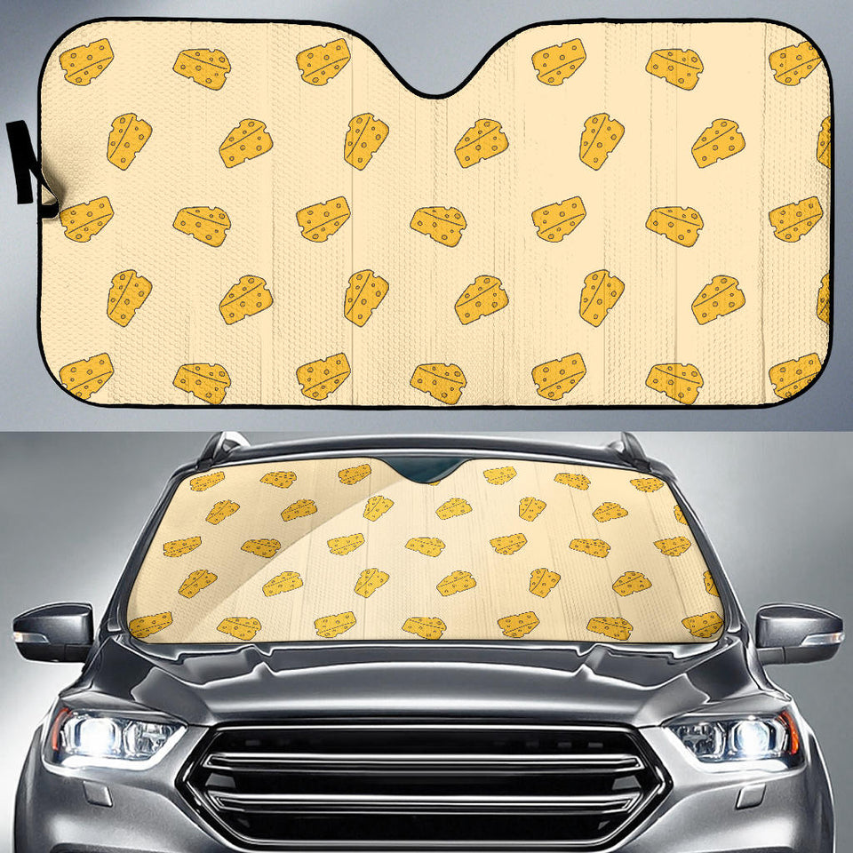 Cheese Pattern Car Sun Shade