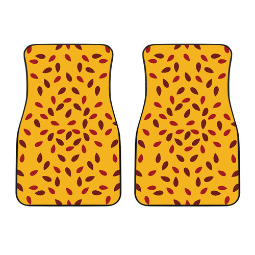 Passion Fruit Texture Front Car Mats
