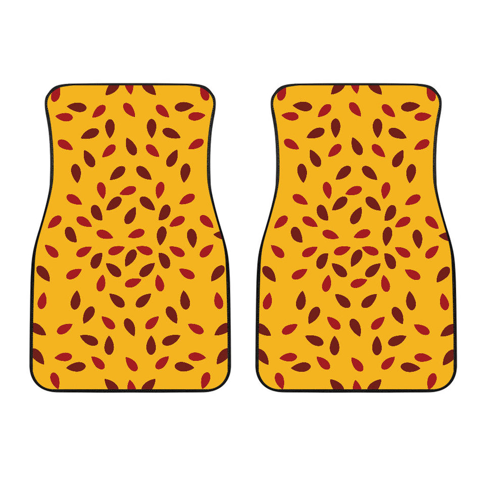 Passion Fruit Texture Front Car Mats