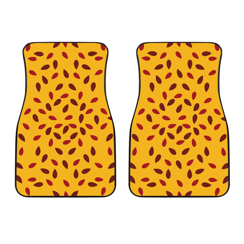 Passion Fruit Texture Front Car Mats