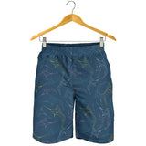 Swordfish Pattern Print Design 02 Men Shorts