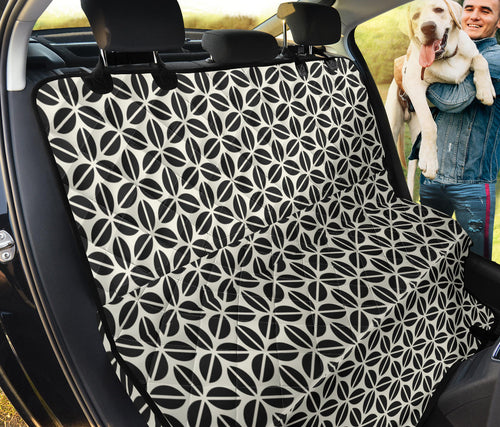 Coffee Bean Abstract Modern Pattern Dog Car Seat Covers