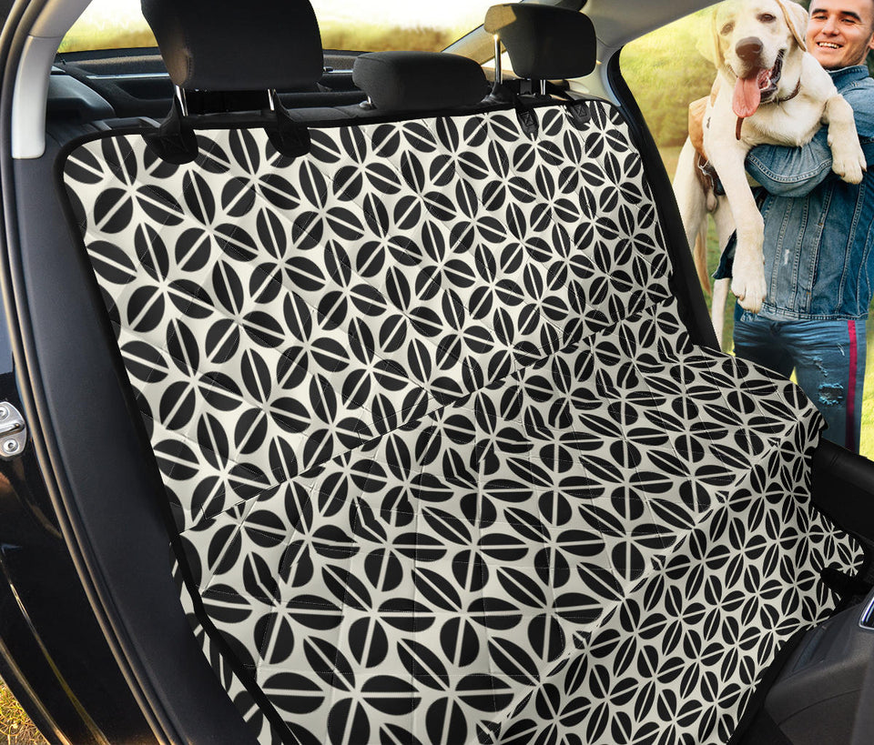 Coffee Bean Abstract Modern Pattern Dog Car Seat Covers