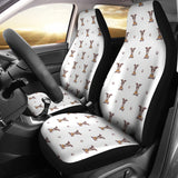 Greyhound Pattern Print Design 05 Universal Fit Car Seat Covers