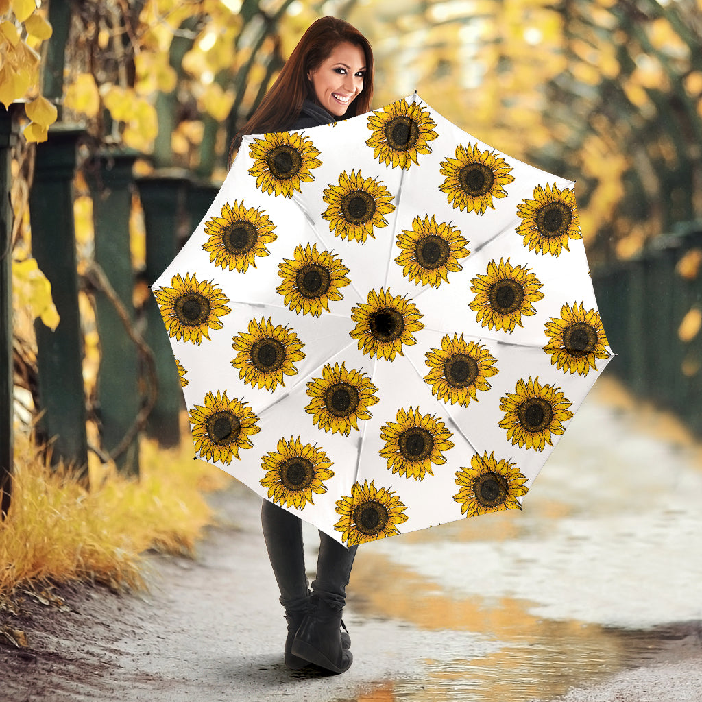 Sunflowers Design Pattern Umbrella