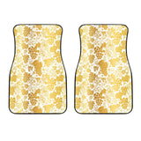 Gold Grape Pattern Front Car Mats